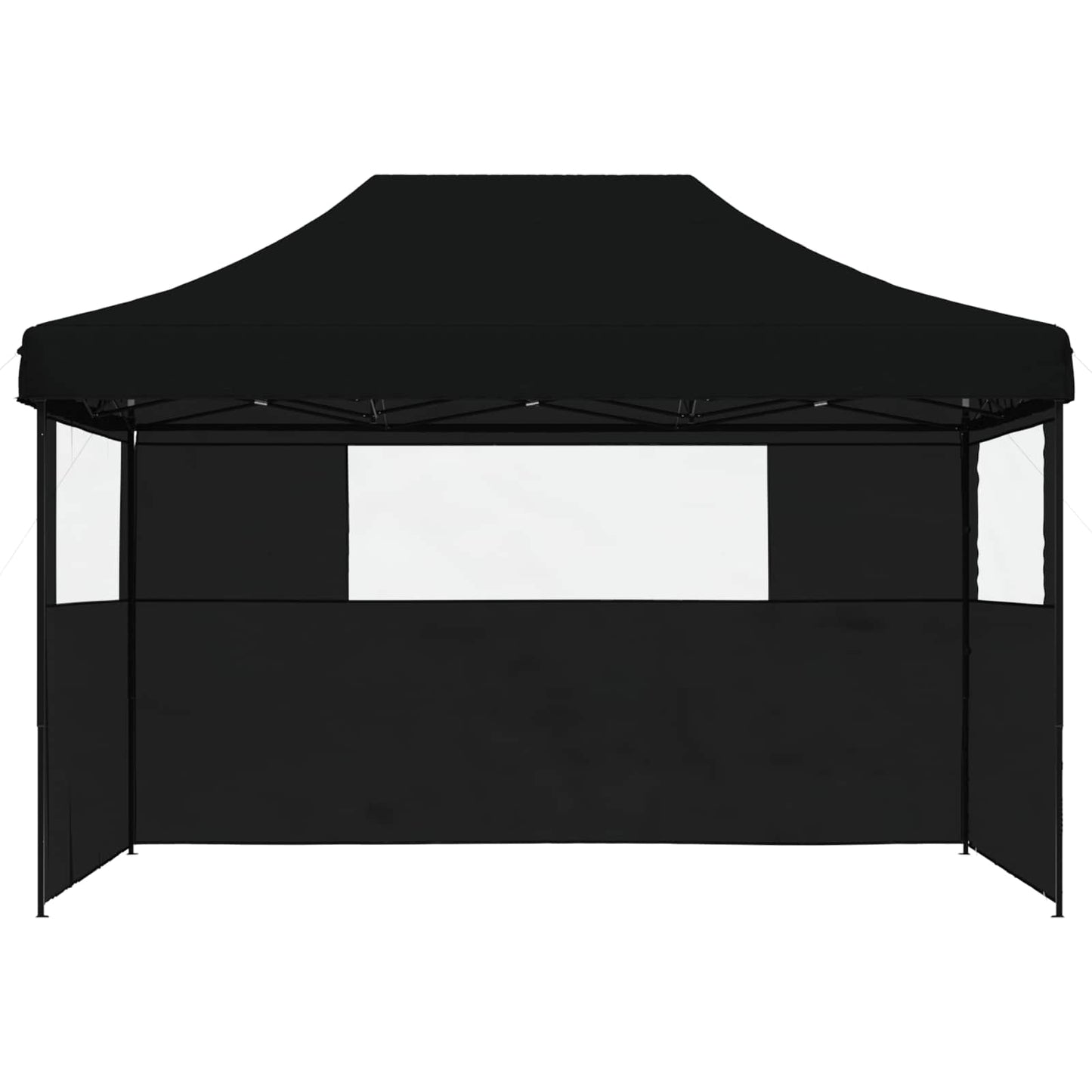 vidaXL Σκηνή Πάρτυ Μαύρο 279 x 410 x 315 εκ. Ύφασμα Όξφορντ