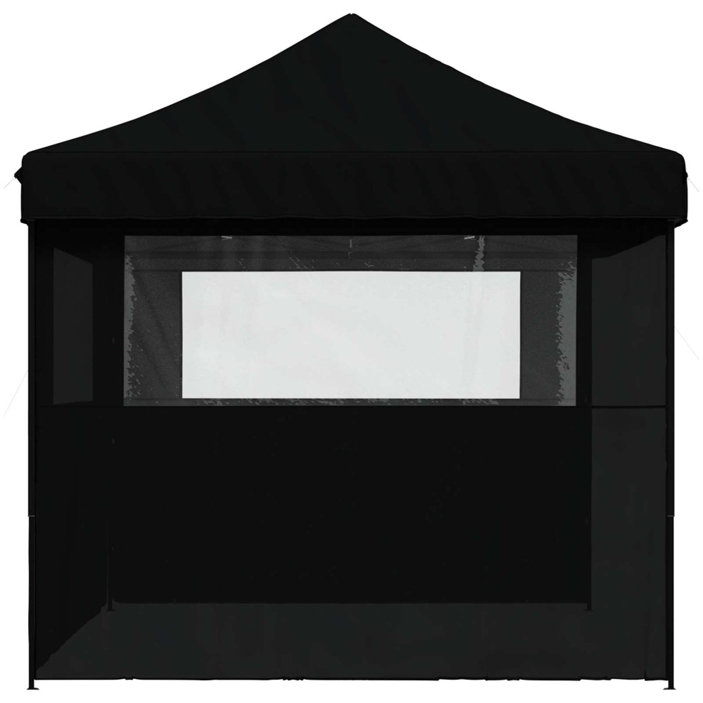 vidaXL Σκηνή Πάρτυ Μαύρο 279 x 410 x 315 εκ. Ύφασμα Όξφορντ