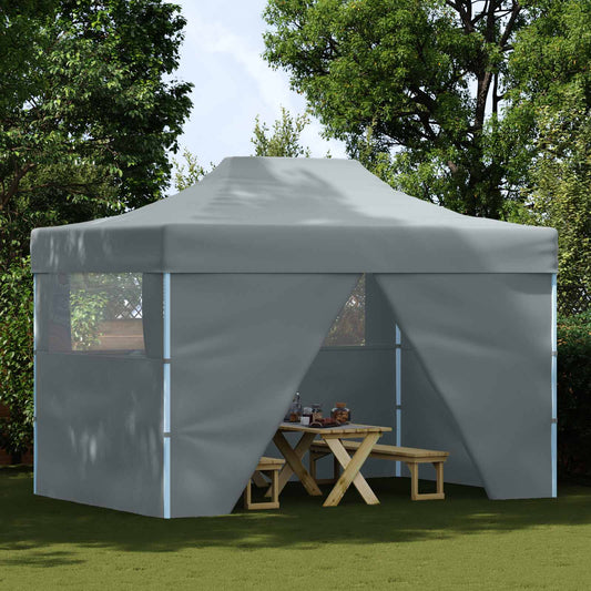 vidaXL Σκηνή Πάρτυ Ανθρακί 280 x 410 x 315 εκ. Ύφασμα Όξφορντ