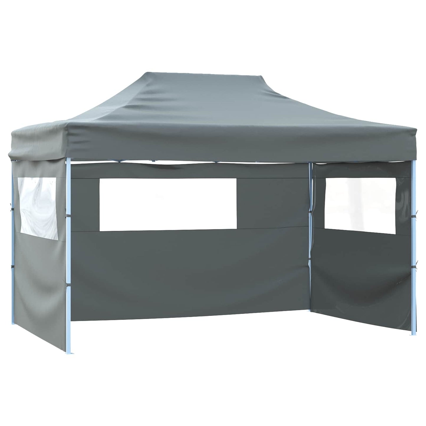vidaXL Σκηνή Πάρτυ Ανθρακί 280 x 410 x 315 εκ. Ύφασμα Όξφορντ