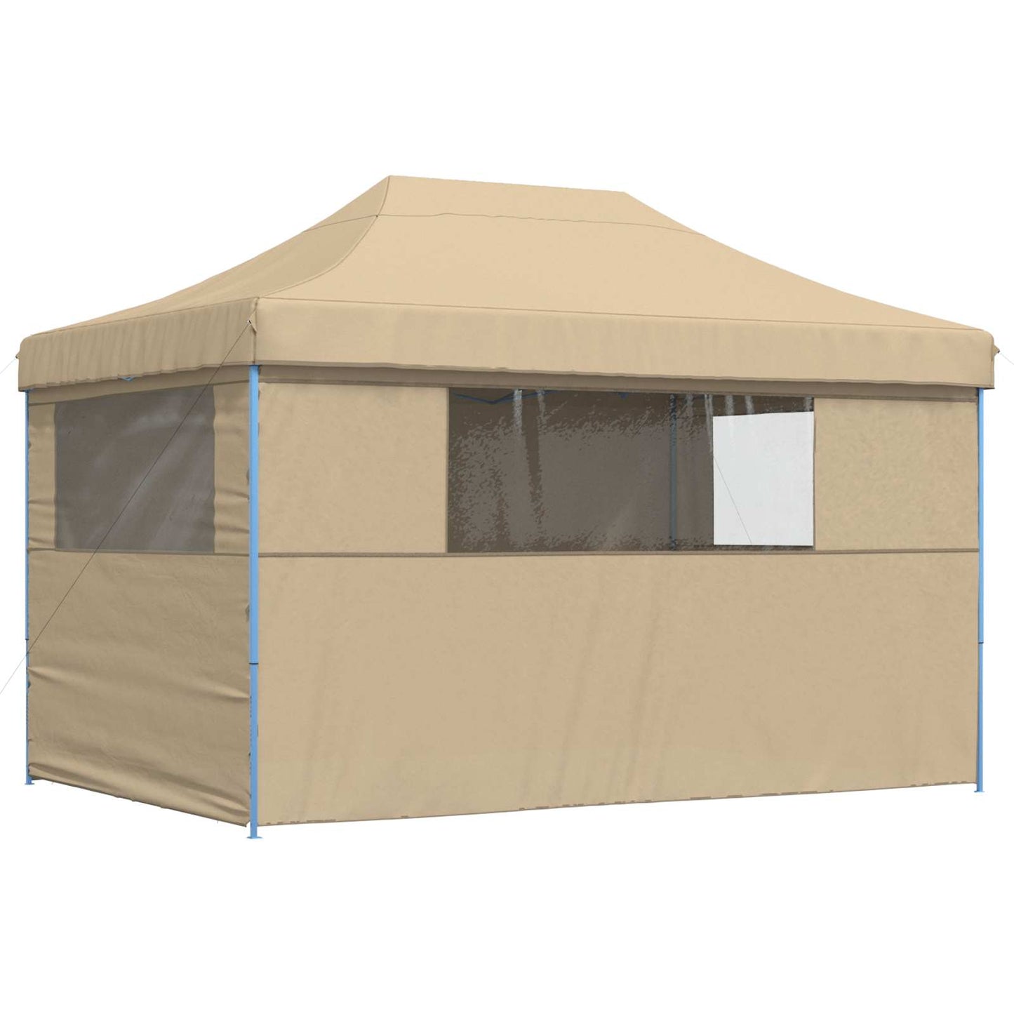 vidaXL Σκηνή Πάρτυ Μπεζ 279 x 410 x 315 εκ. Ύφασμα Όξφορντ