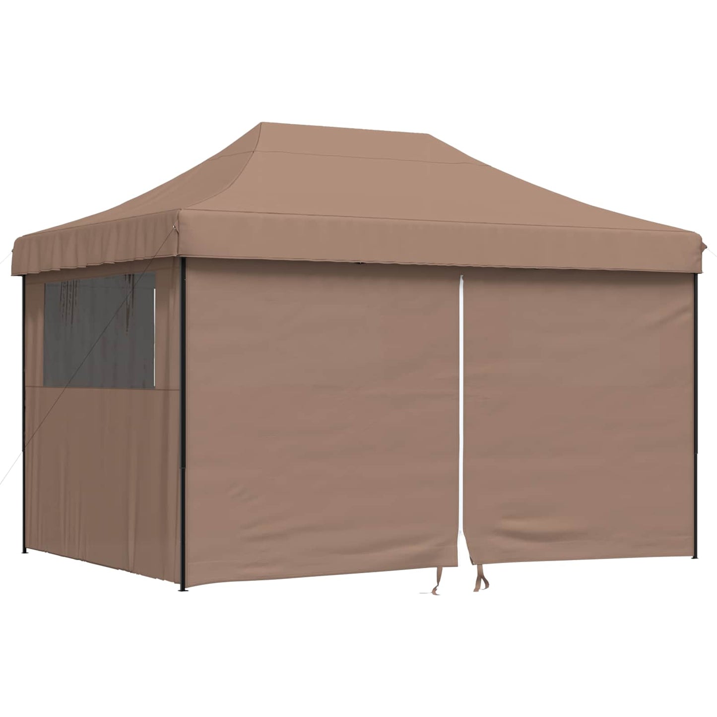 vidaXL Σκηνή Πάρτυ Καφέ 279 x 410 x 315 εκ. Ύφασμα Όξφορντ