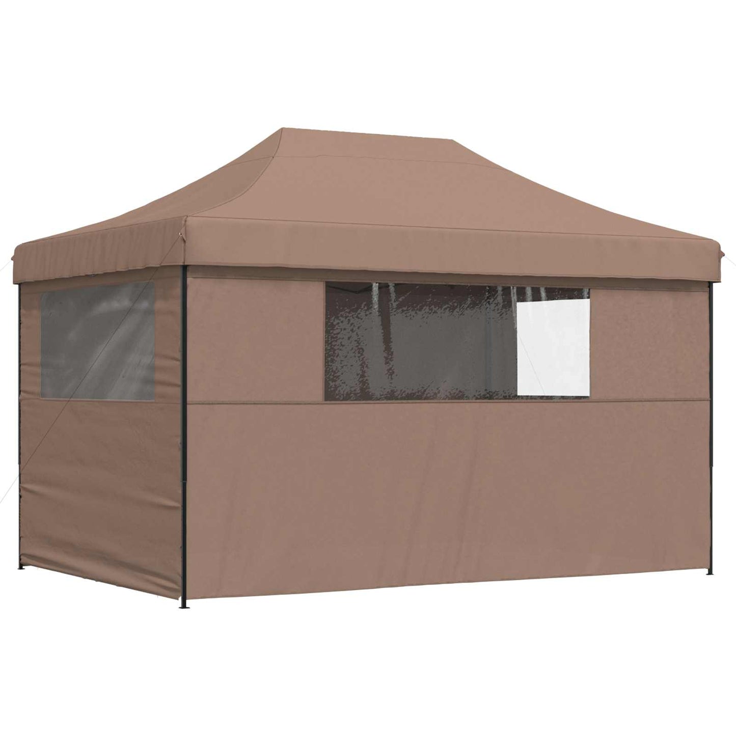 vidaXL Σκηνή Πάρτυ Καφέ 279 x 410 x 315 εκ. Ύφασμα Όξφορντ