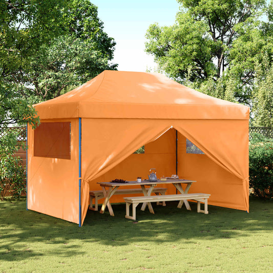 vidaXL Σκηνή Πάρτυ Πορτοκαλί 279 x 410 x 315 εκ. Ύφασμα Όξφορντ
