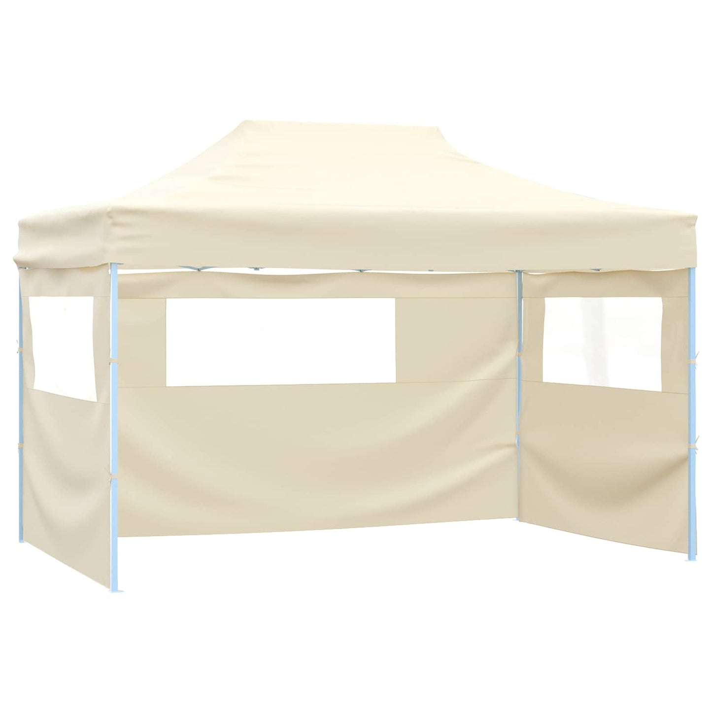 vidaXL Σκηνή Πάρτυ Κρεμ 291 x 431 x 315 εκ. Ύφασμα Όξφορντ