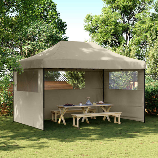 vidaXL Σκηνή Πάρτυ Taupe 292 x 440 x 315 εκ. Ύφασμα Όξφορντ