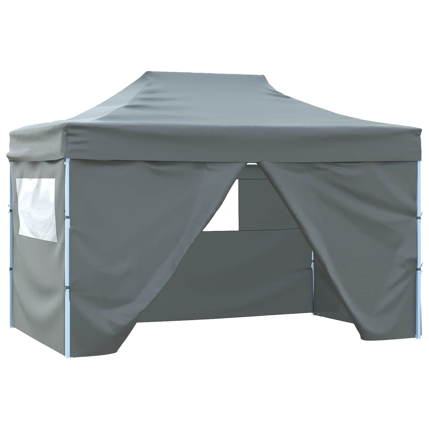 vidaXL Σκηνή Πάρτυ Ανθρακί 291 x 431 x 315 εκ. Ύφασμα Όξφορντ