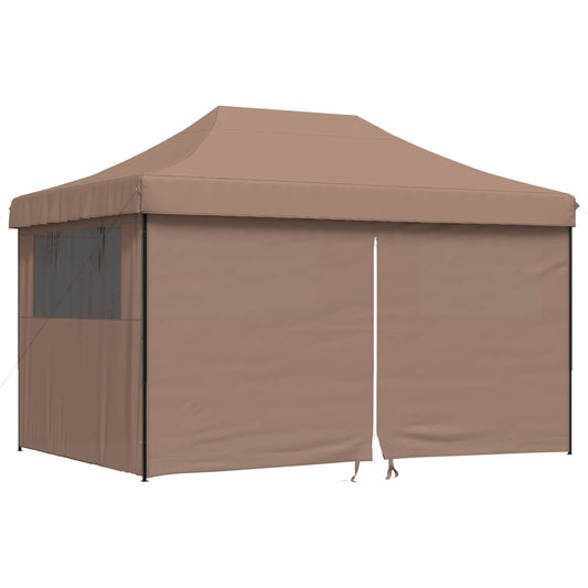 vidaXL Σκηνή Πάρτυ Καφέ 292 x 440 x 315 εκ. Ύφασμα Όξφορντ