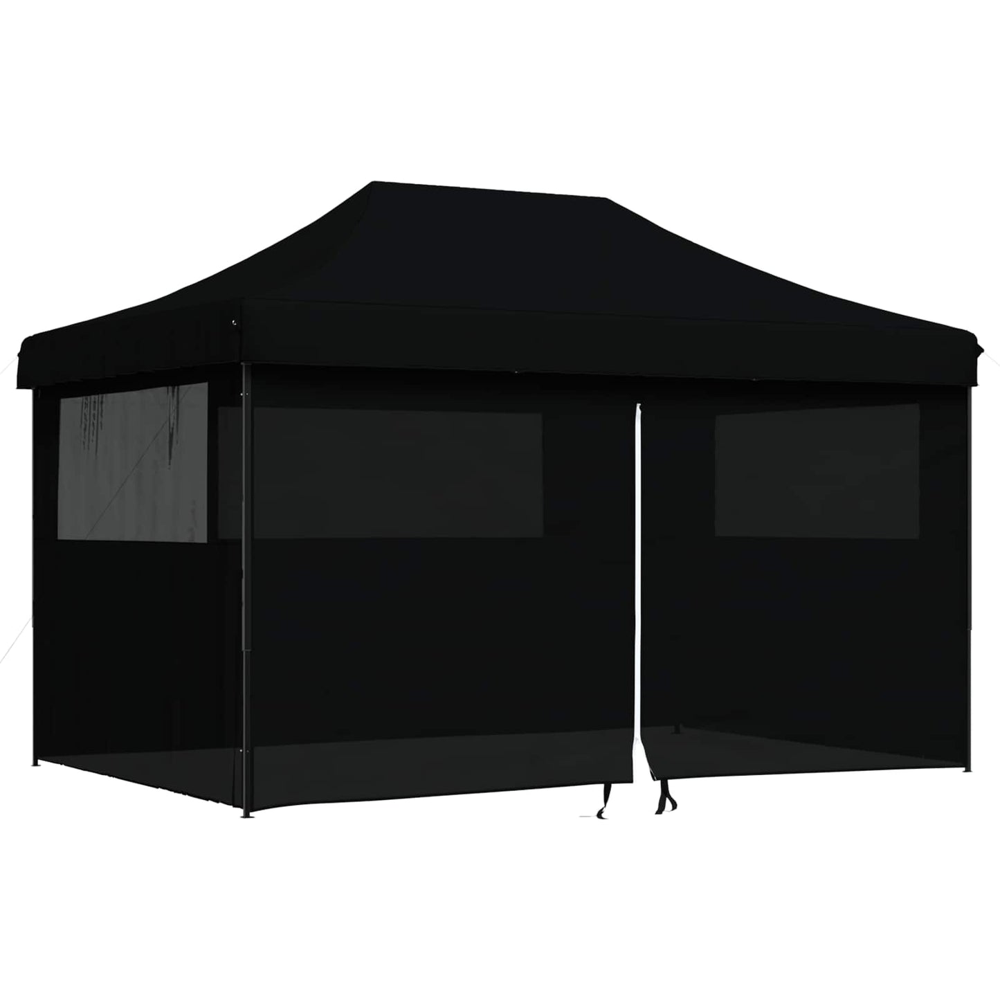 vidaXL Σκηνή Πάρτυ Μαύρο 292 x 440 x 315 εκ. Ύφασμα Όξφορντ