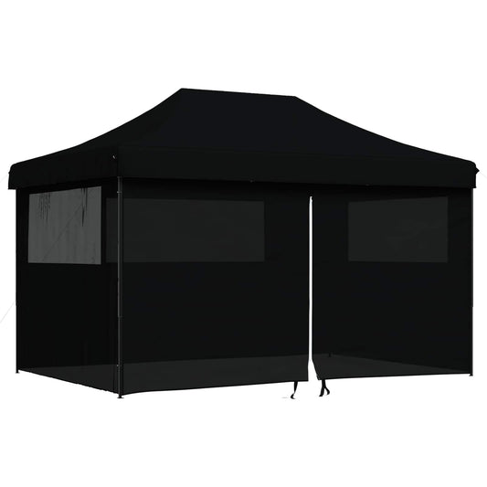 vidaXL Σκηνή Πάρτυ Μαύρο 292 x 440 x 315 εκ. Ύφασμα Όξφορντ