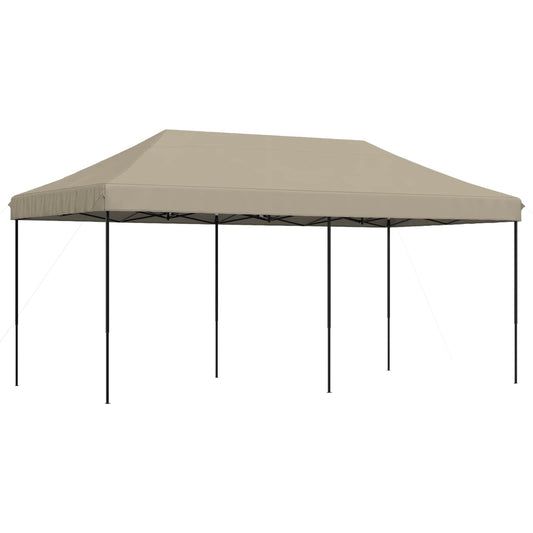 vidaXL Σκηνή Πάρτυ Taupe 292 x 580 x 315 εκ Ύφασμα Όξφορντ