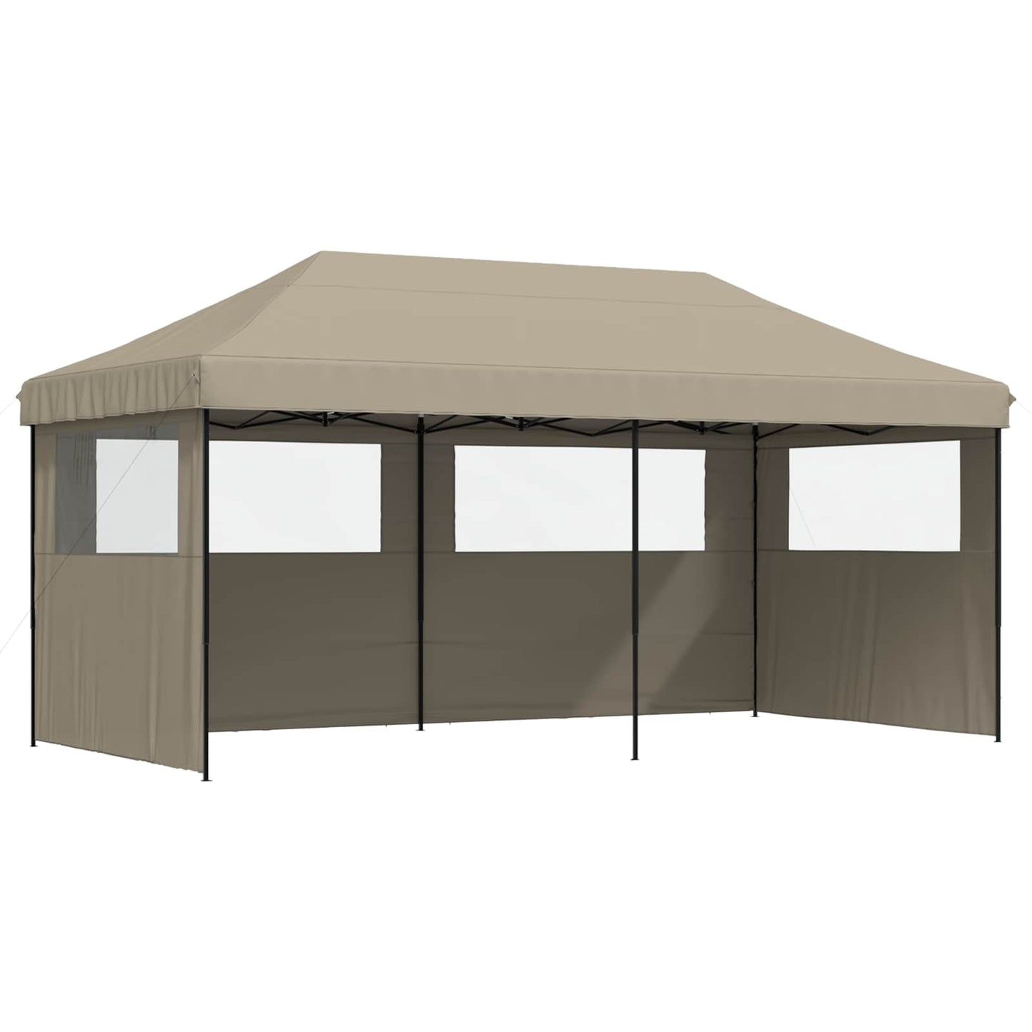 vidaXL Σκηνή Πάρτυ Taupe 292 x 580 x 315 εκ Ύφασμα Όξφορντ