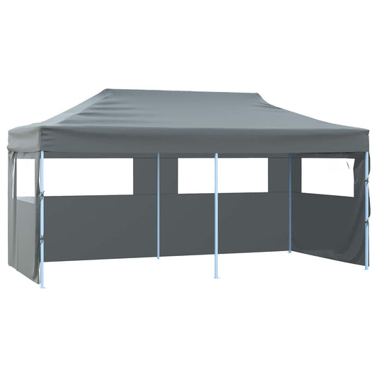 vidaXL Σκηνή Πάρτυ Ανθρακί 291 x 580 x 315 εκ Ύφασμα Όξφορντ