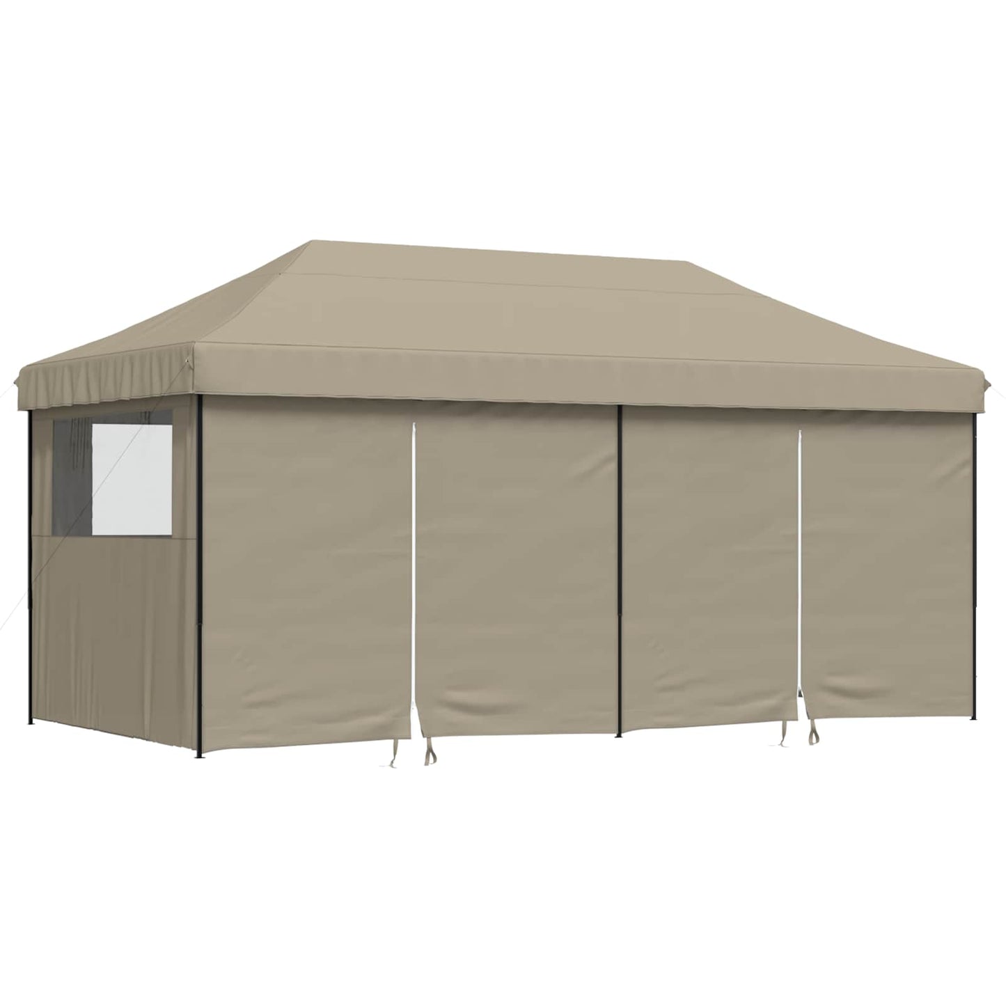 vidaXL Σκηνή Πάρτυ Taupe 292 x 580 x 315 εκ Ύφασμα Όξφορντ
