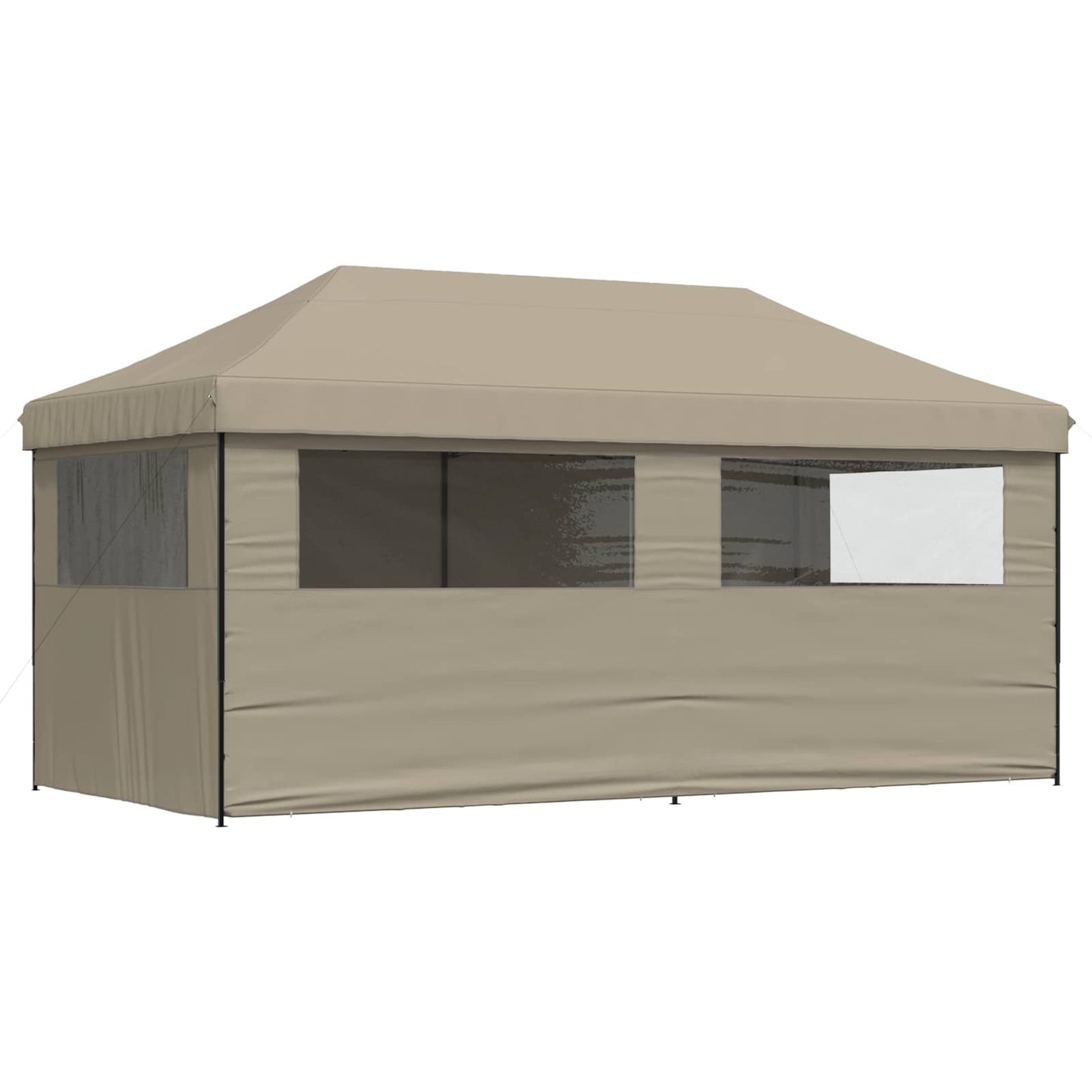 vidaXL Σκηνή Πάρτυ Taupe 292 x 580 x 315 εκ Ύφασμα Όξφορντ