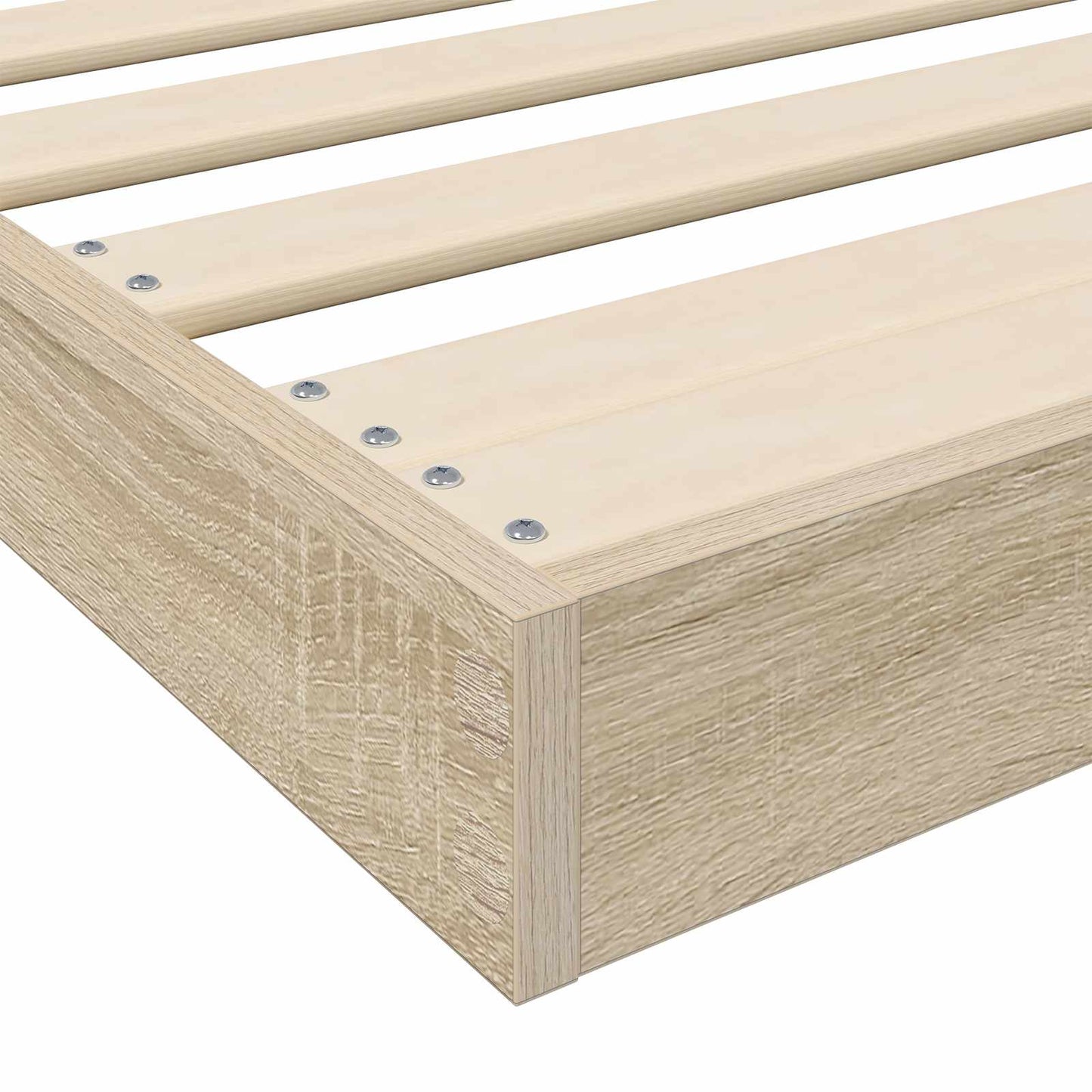 vidaXL Κρεβάτι δαπέδου Σονόμα 80 x 200 cm Επεξεργασμένο ξύλο