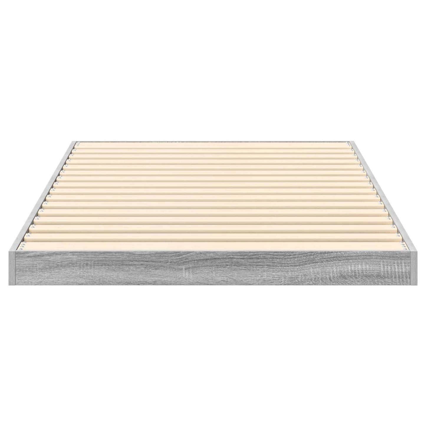 vidaXL Κρεβάτι δαπέδου Γκρίζο Σονομα 100 x 200 cm Επεξεργασμένο ξύλο