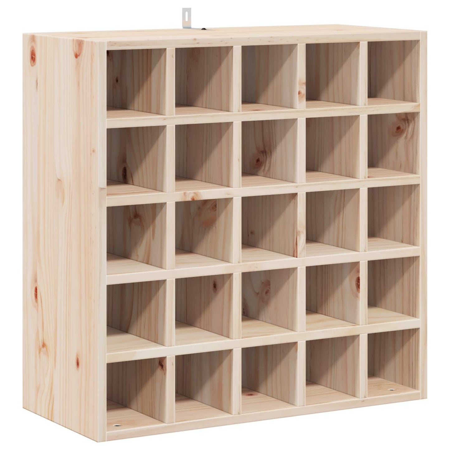 vidaXL Ράφι Κρασιού 2 pcs Φυσικό 56 x 25 x 56 cm Στερεά ξυλεία πεύκου