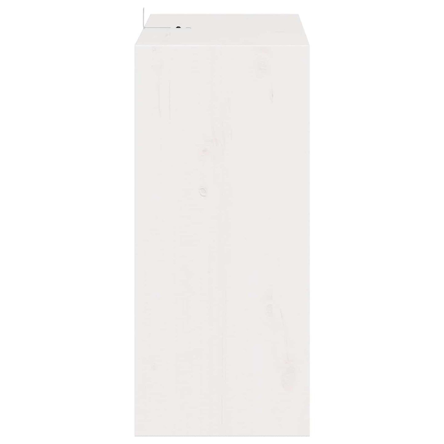 vidaXL Ράφι Κρασιού 2 pcs Λευκό 56 x 25 x 56 cm Στερεά ξυλεία πεύκου