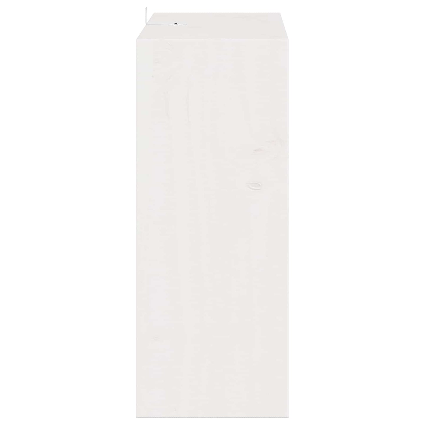vidaXL Ράφι Κρασιού 2 pcs Λευκό 62 x 25 x 62 cm Στερεά ξυλεία πεύκου