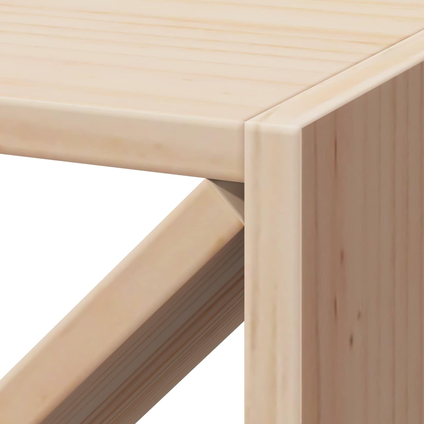 vidaXL Ράφι Κρασιού 4 pcs Φυσικό 62 x 25 x 62 cm Στερεά ξυλεία πεύκου