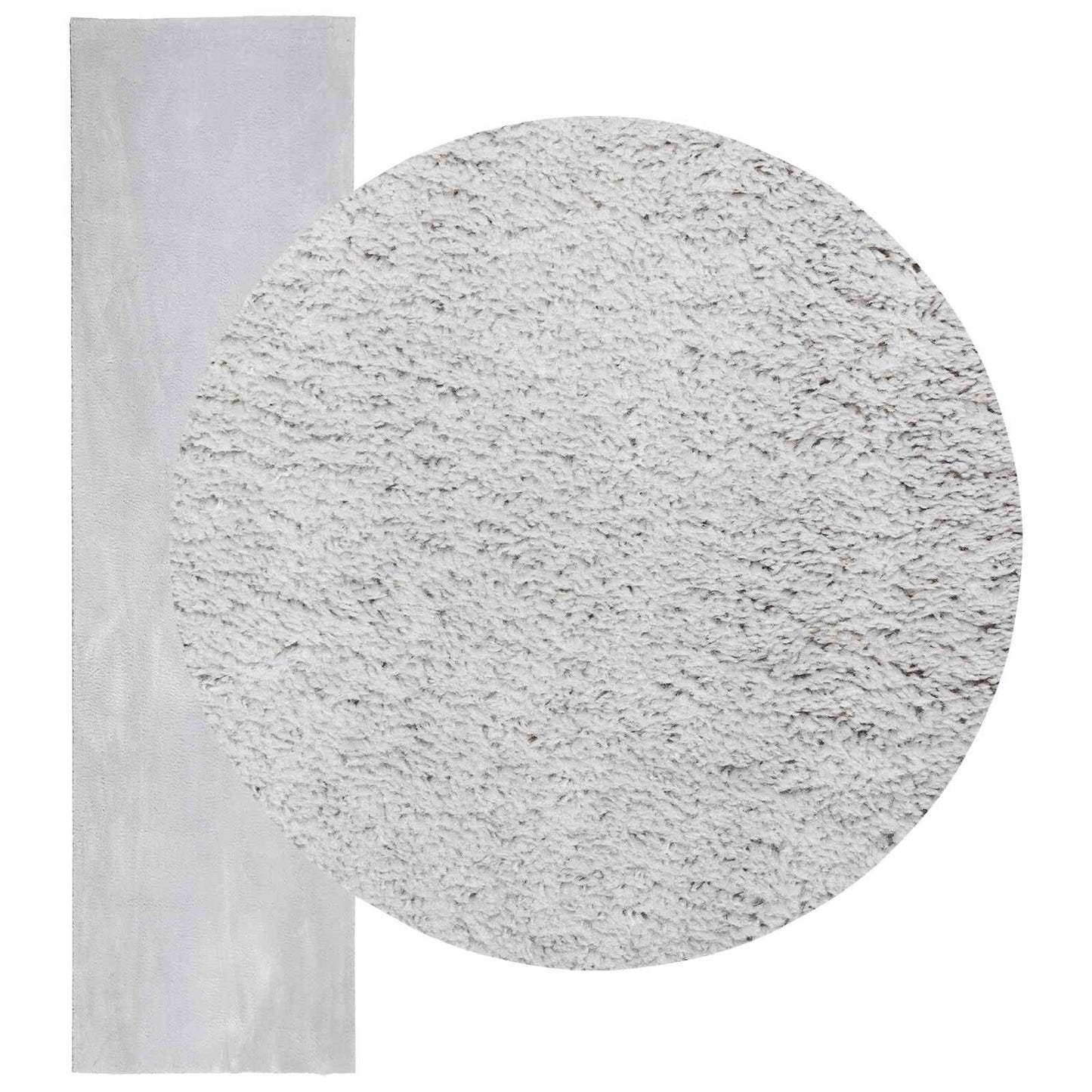 vidaXL Χαλιά χώρου Ορθογώνιος HUARTE Γκρι 1000 x 80 εκ. Πολυεστέρας