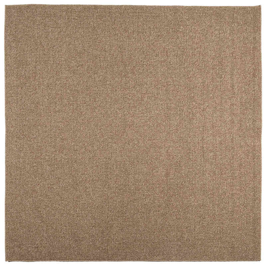 vidaXL Χαλιά χώρου τετράγωνο AGIRA Φυσικό 240 x 240 cm Πολυεστέρας