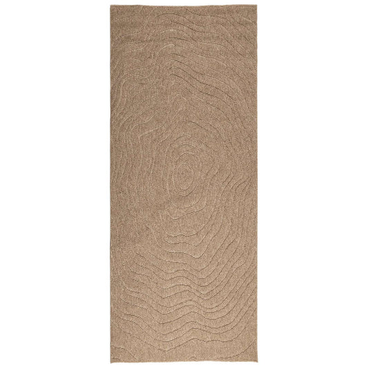 vidaXL Χαλιά χώρου Μουάρ Ορθογώνιος AGIRA Φυσικό 150 x 80 cm