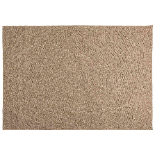 vidaXL Χαλιά χώρου Μουάρ AGIRA Φυσικό 200 x 140 cm Πολυεστέρας