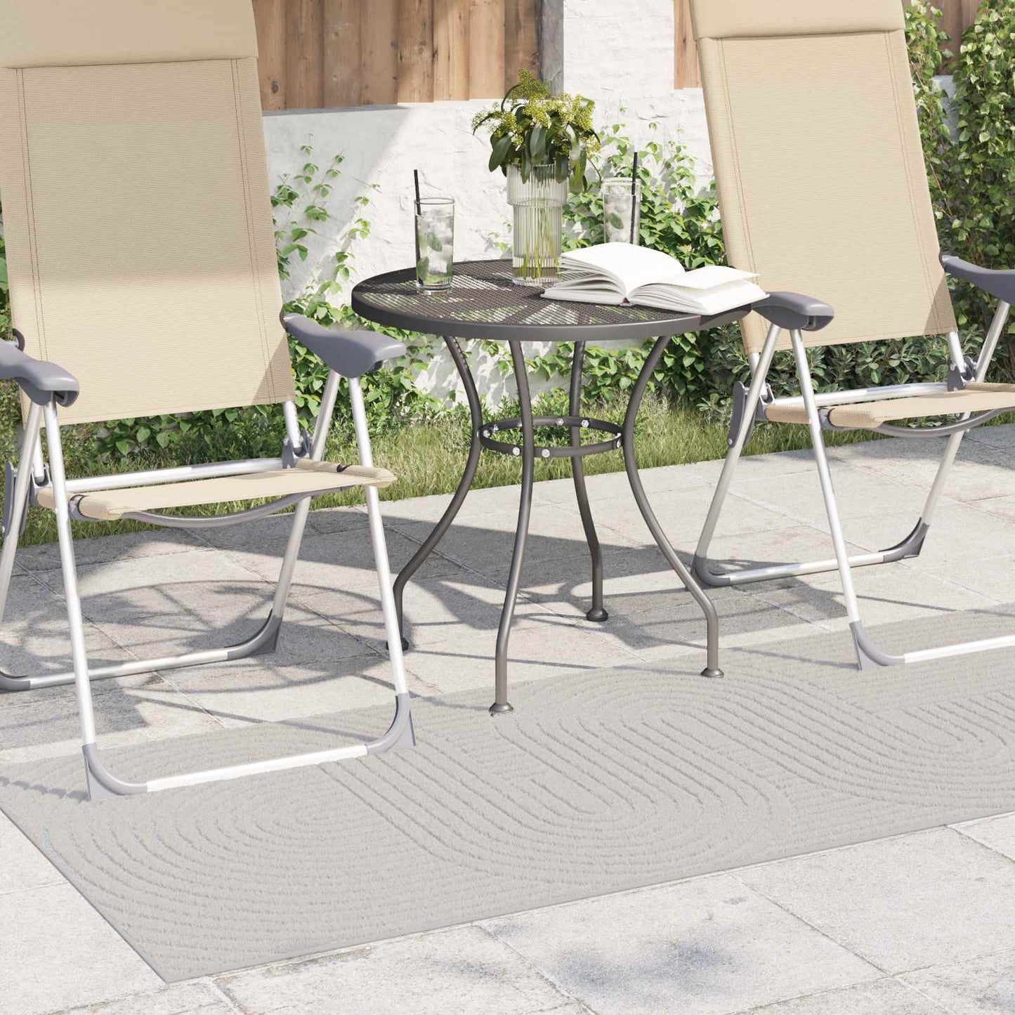 vidaXL Χαλιά χώρου Ορθογώνιος Κρεμ 200 x 80 εκατοστά