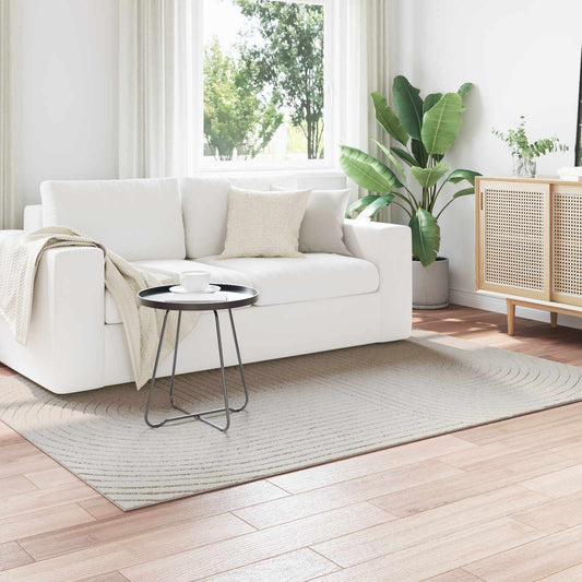vidaXL Χαλιά χώρου Ορθογώνιος Κρεμ 170 x 120 εκ.