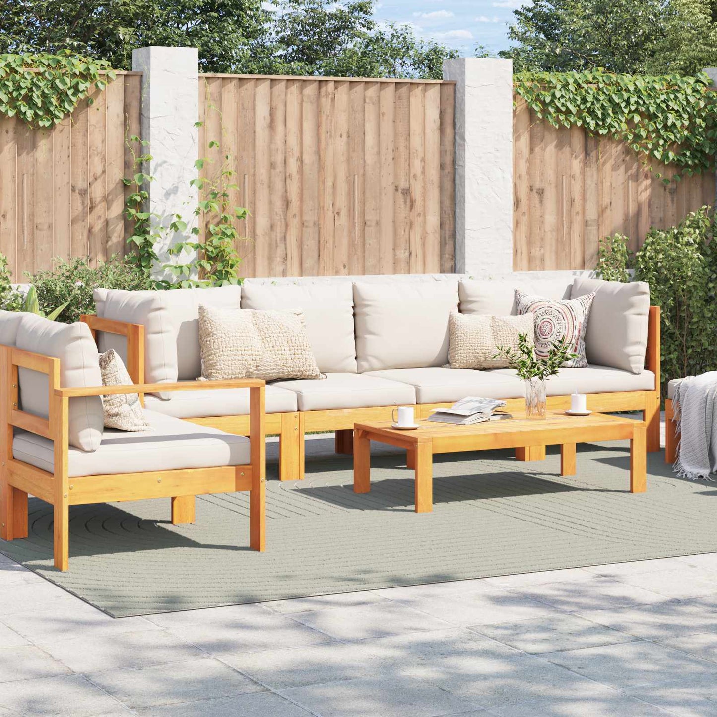 vidaXL Χαλιά χώρου Ορθογώνιος PALMERAS Πράσινο 340 x 240 εκ