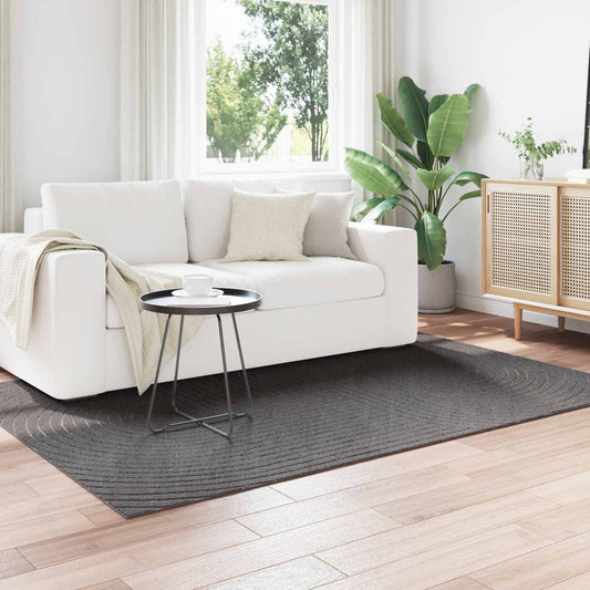 vidaXL Χαλιά χώρου Ορθογώνιος Ανθρακί 200 x 140 cm