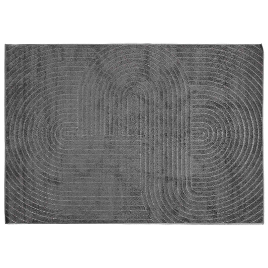 vidaXL Χαλιά χώρου Ορθογώνιος Ανθρακί 200 x 140 cm
