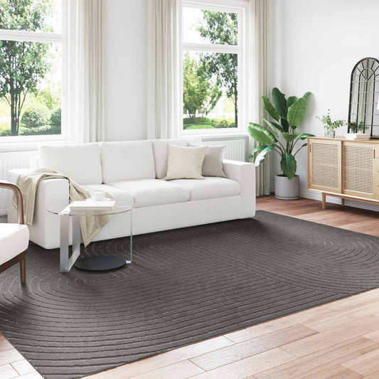 vidaXL Χαλιά χώρου Ορθογώνιος Ανθρακί 340 x 240 εκ
