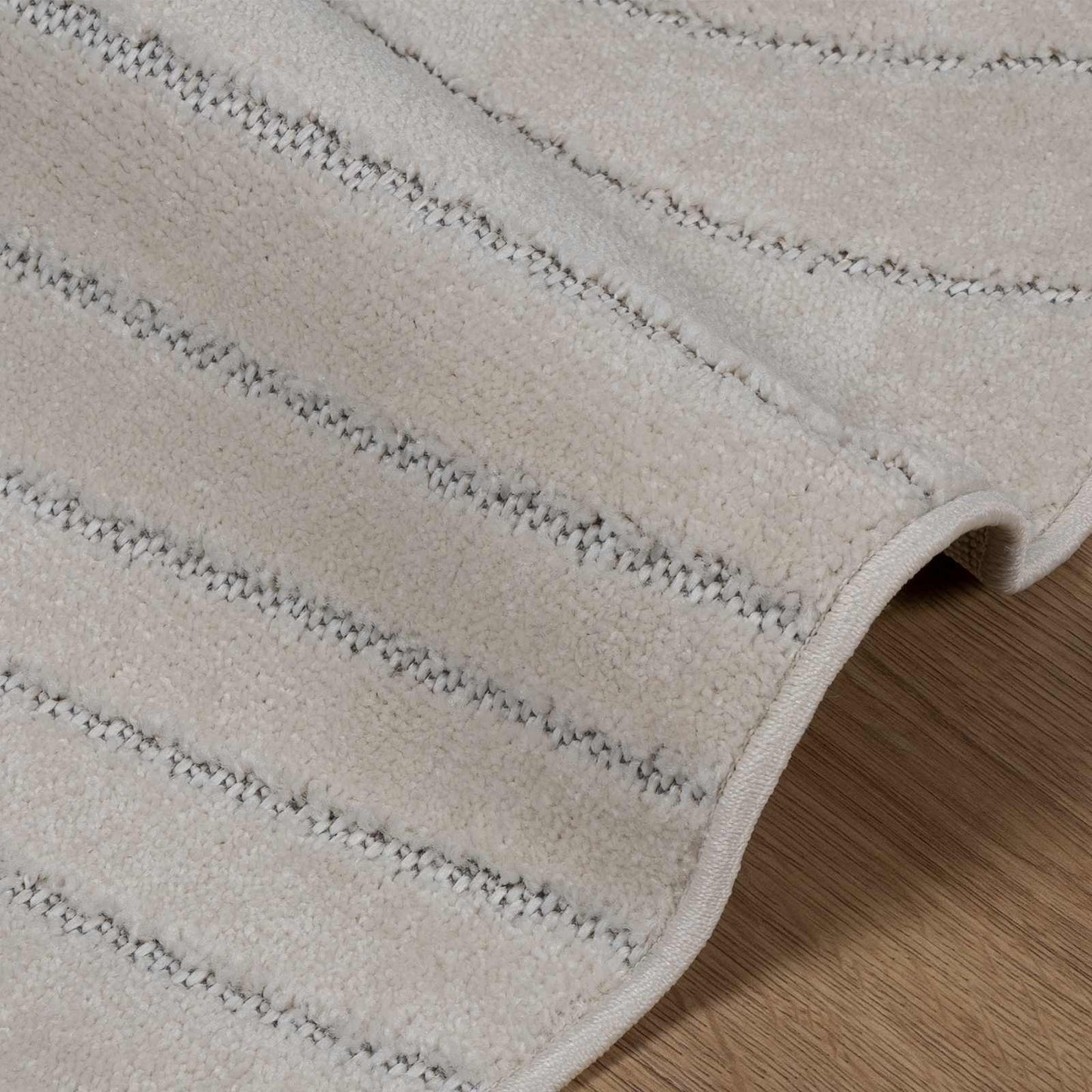 vidaXL Χαλιά χώρου Γύρος Κρεμ Ø 200 CM