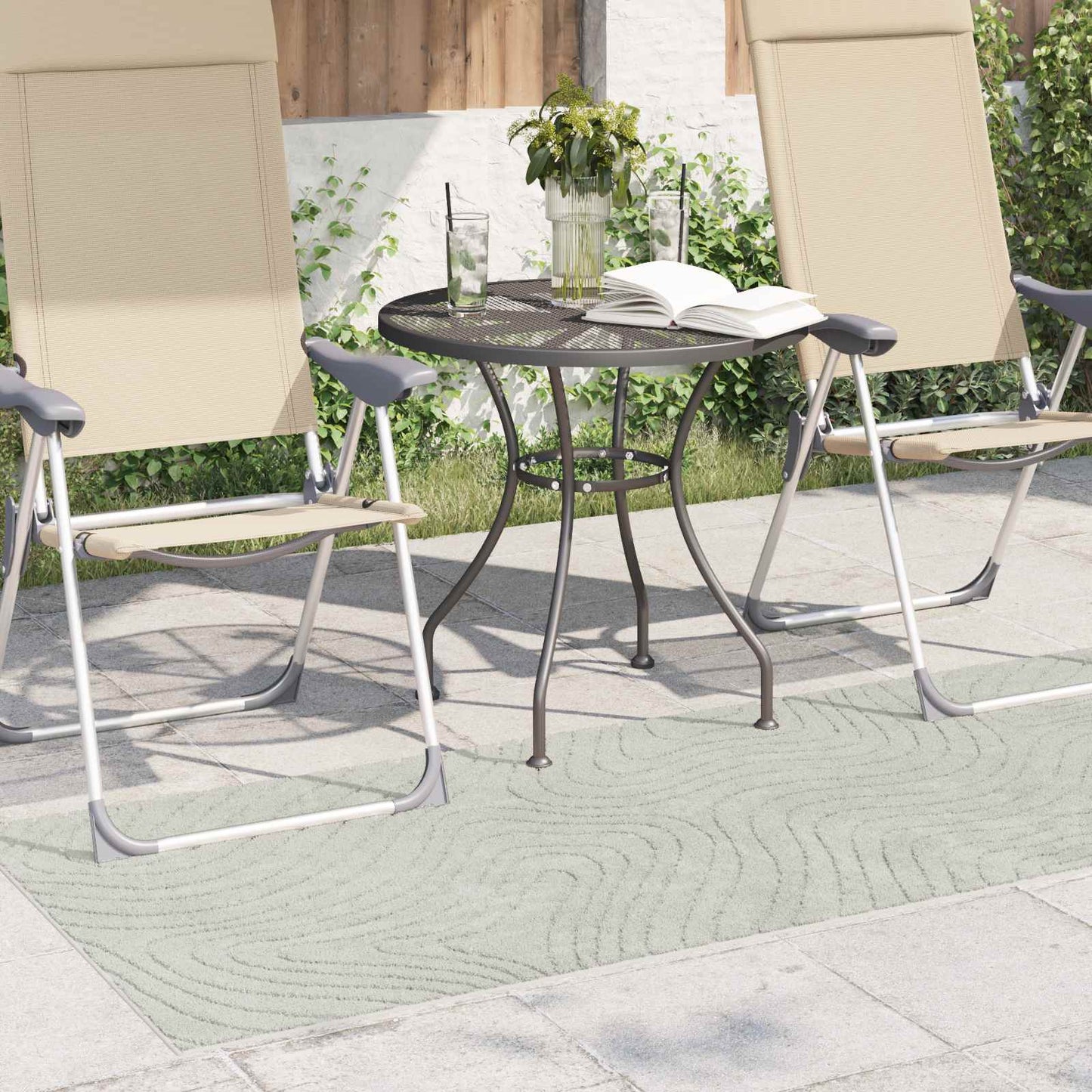 vidaXL Χαλιά χώρου Ορθογώνιος PALMERAS Πράσινο 80 x 200 cm Πολυεστέρας