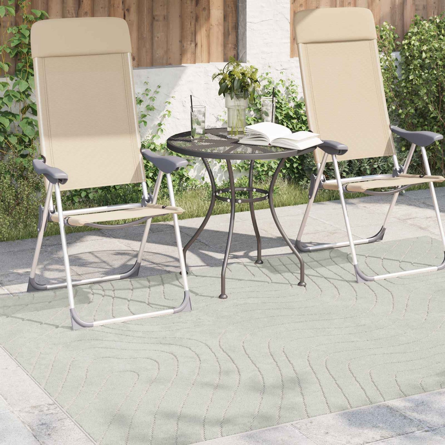 vidaXL Χαλιά χώρου Ορθογώνιος PALMERAS Πράσινο 200 x 140 cm