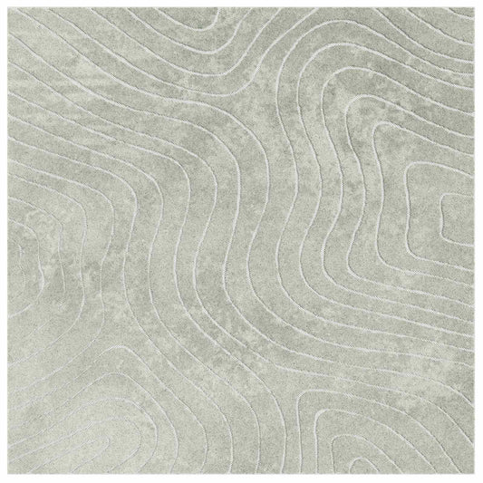 vidaXL Χαλιά χώρου τετράγωνο PALMERAS Πράσινο 120 x 120 cm Πολυεστέρας