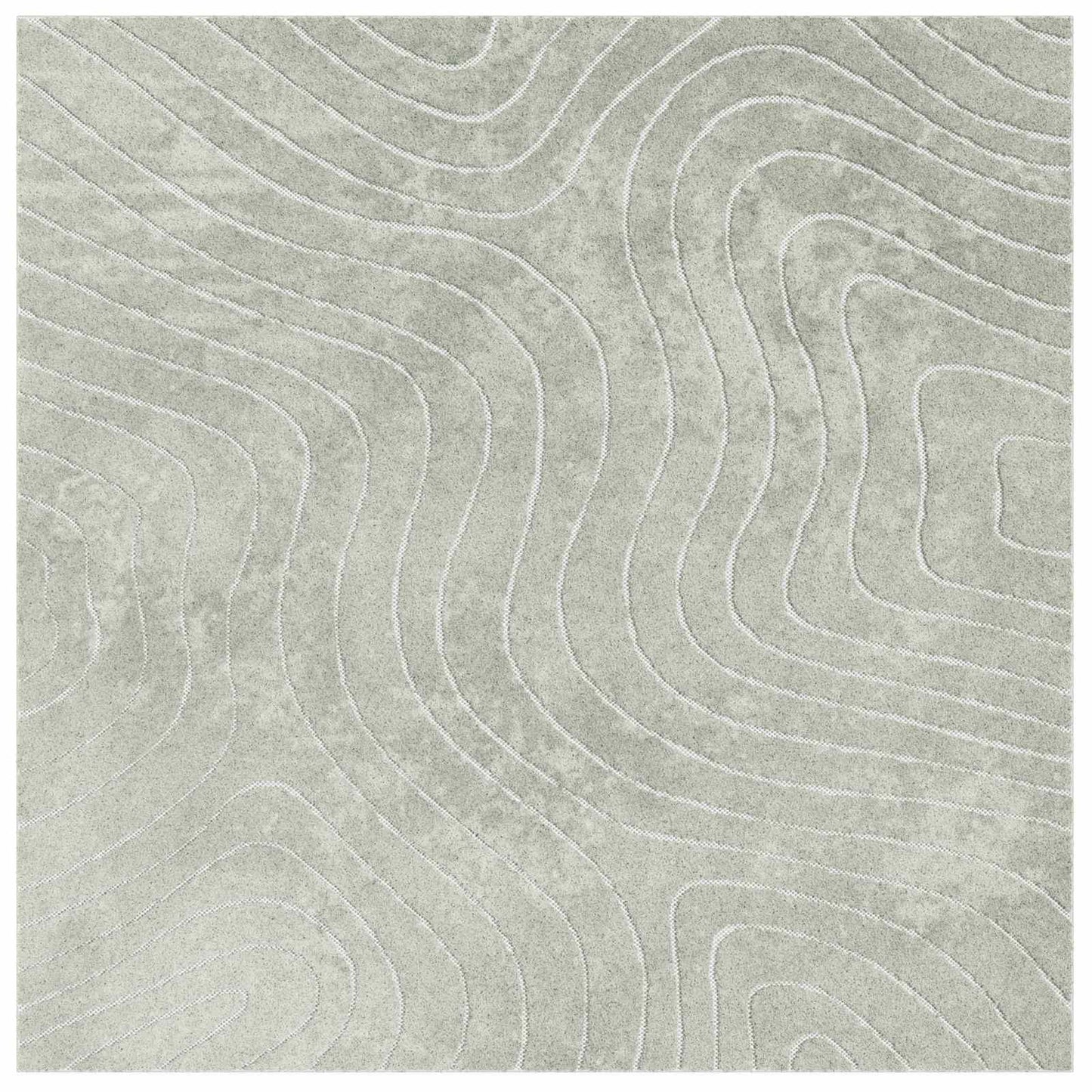 vidaXL Χαλιά χώρου τετράγωνο PALMERAS Πράσινο 200 x 200 cm Πολυεστέρας