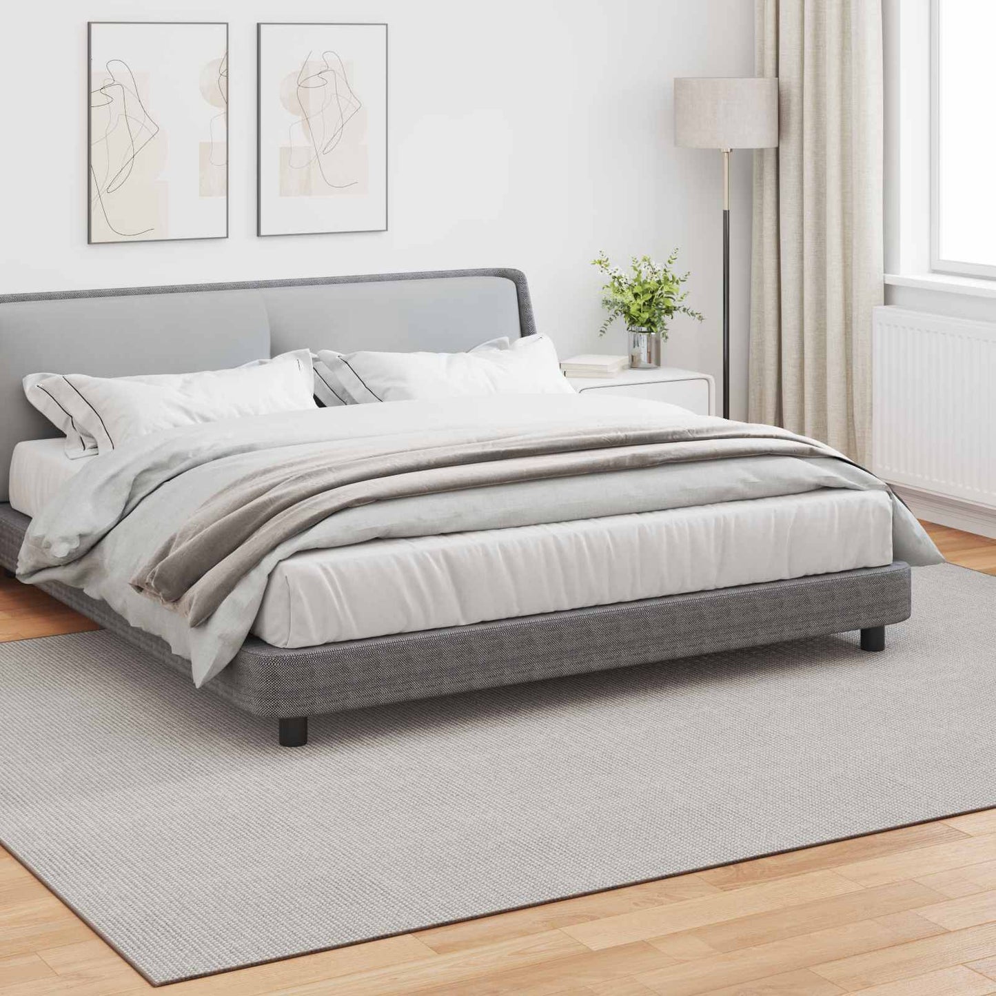 vidaXL Χαλιά χώρου Ορθογώνιος Κρεμ 340 x 240 εκ