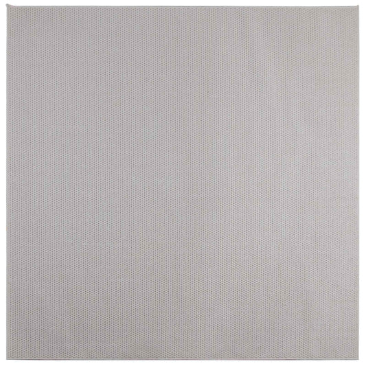 vidaXL Χαλιά χώρου τετράγωνο Κρεμ 120 x 120 cm