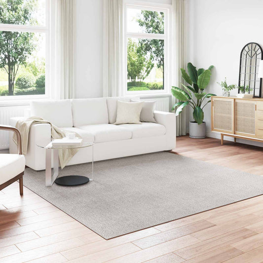 vidaXL Χαλιά χώρου τετράγωνο Κρεμ 240 x 240 cm