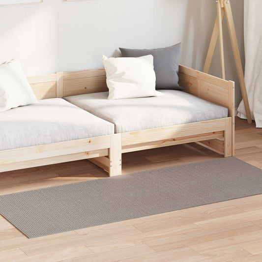 vidaXL Χαλιά χώρου Ορθογώνιος HUARTE Taupe 150 x 80 cm Πολυεστέρας