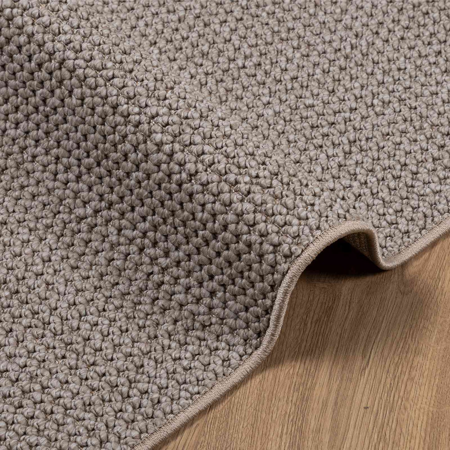 vidaXL Χαλιά χώρου Ορθογώνιος LUGO Taupe 80 x 200 cm Πολυεστέρας