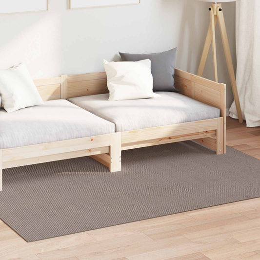 vidaXL Χαλιά χώρου Ορθογώνιος HUARTE Taupe 170 x 120 εκ. Πολυεστέρας