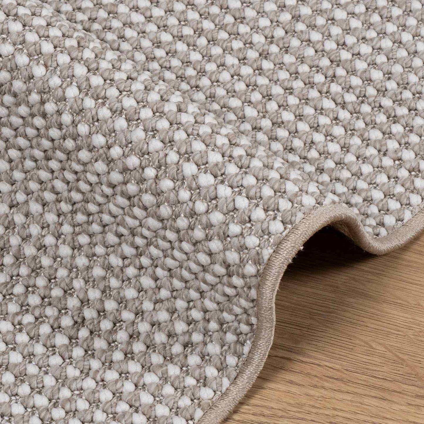 vidaXL Χαλιά χώρου HUARTE Κρέμα και Ταπεί 200 x 200 cm Πολυεστέρας