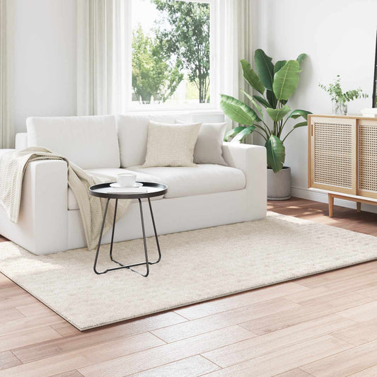 vidaXL Χαλιά χώρου Ορθογώνιος Κρεμ 200 x 140 cm