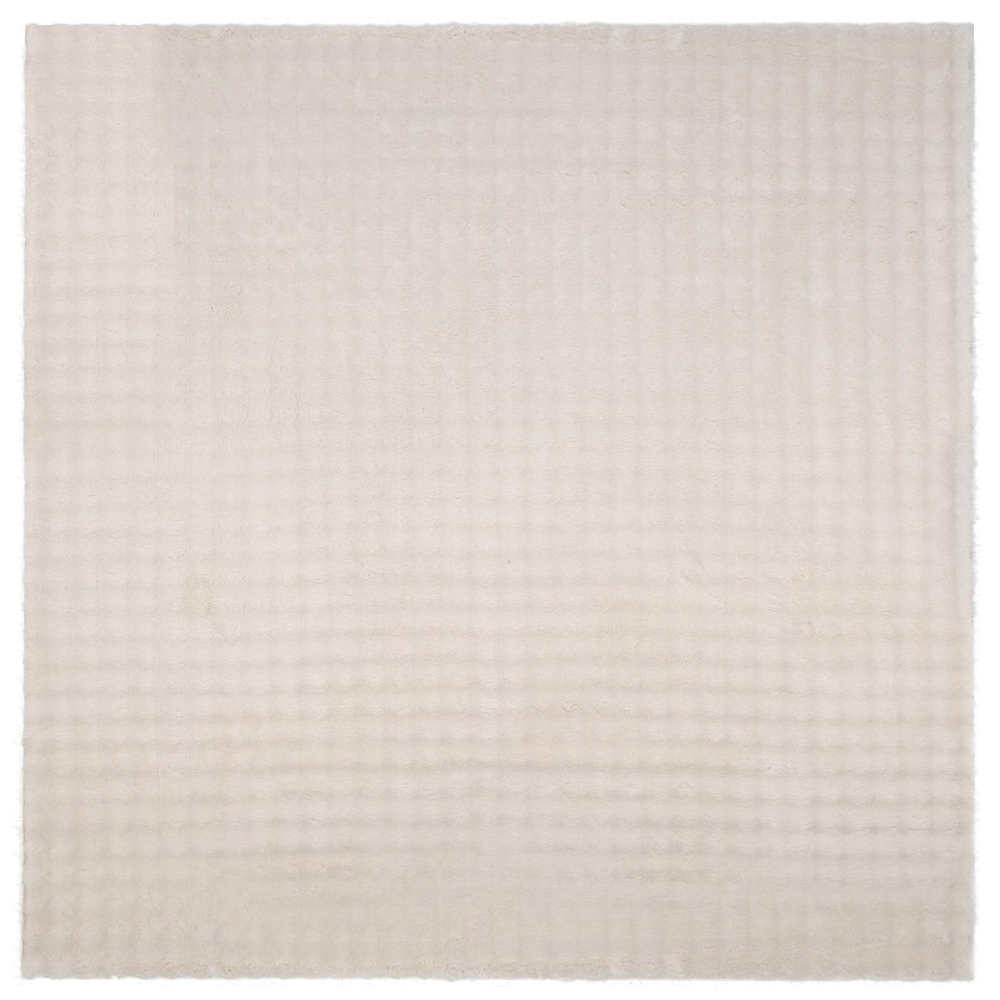 vidaXL Χαλιά χώρου τετράγωνο HUARTE Μπεζ 120 x 120 cm Πολυεστέρας