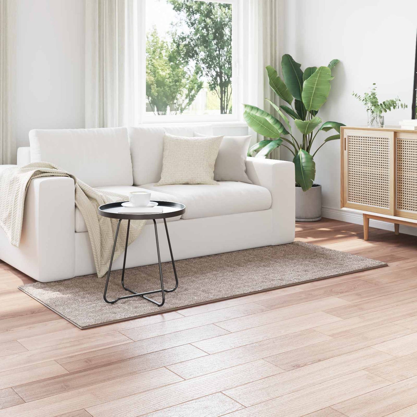 vidaXL Χαλιά χώρου Ορθογώνιος Άμμος 200 x 80 εκατοστά